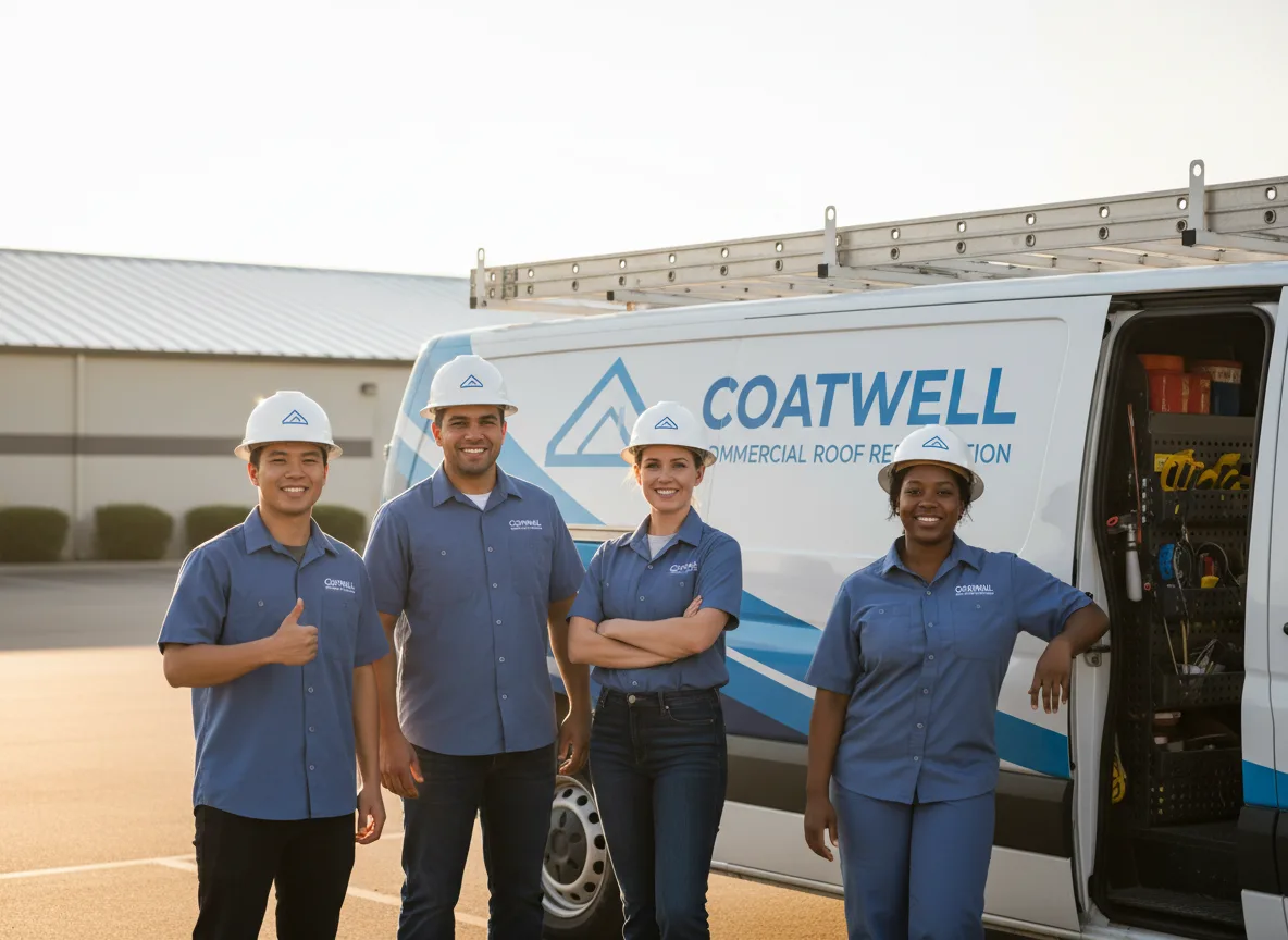 Commercial roof coating company in Braggs, OK